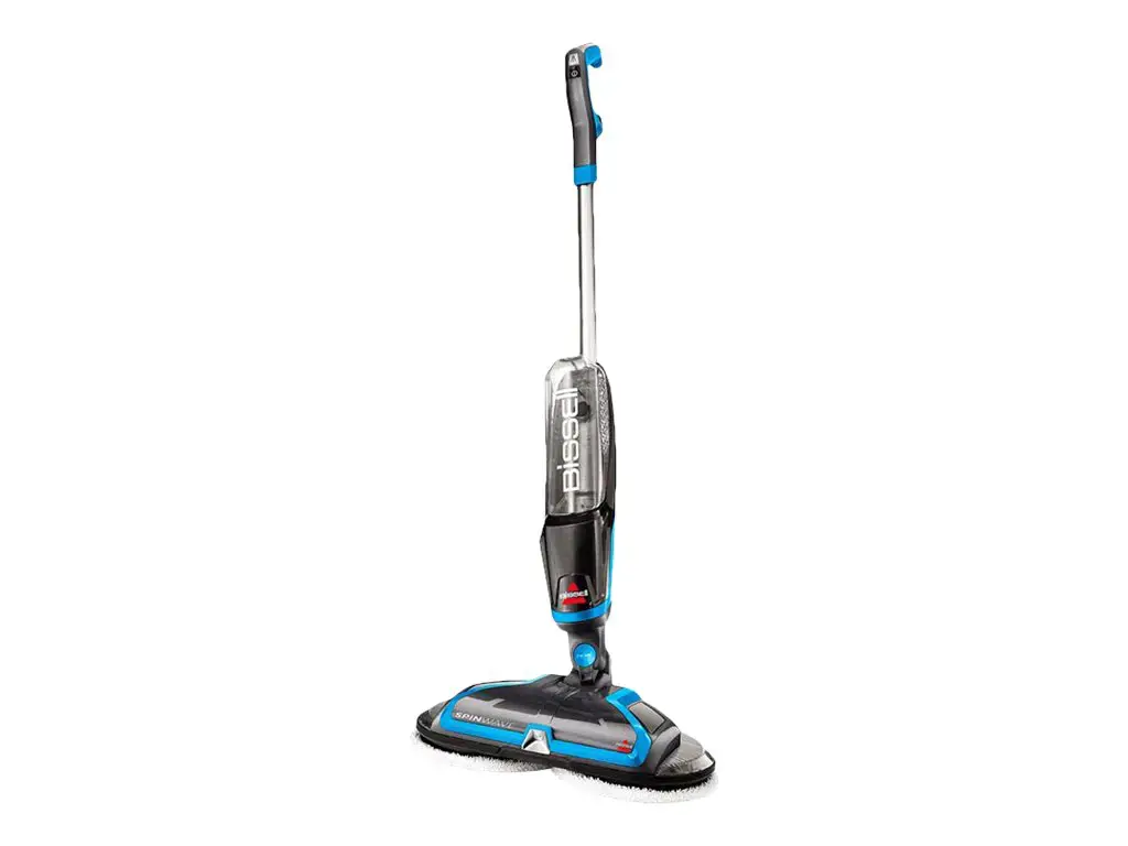 "Bissell Mop SpinWave" laidinis darbinis šluostukas, skalbimo funkcija, galia 105 W, mėlyna/titano spalva