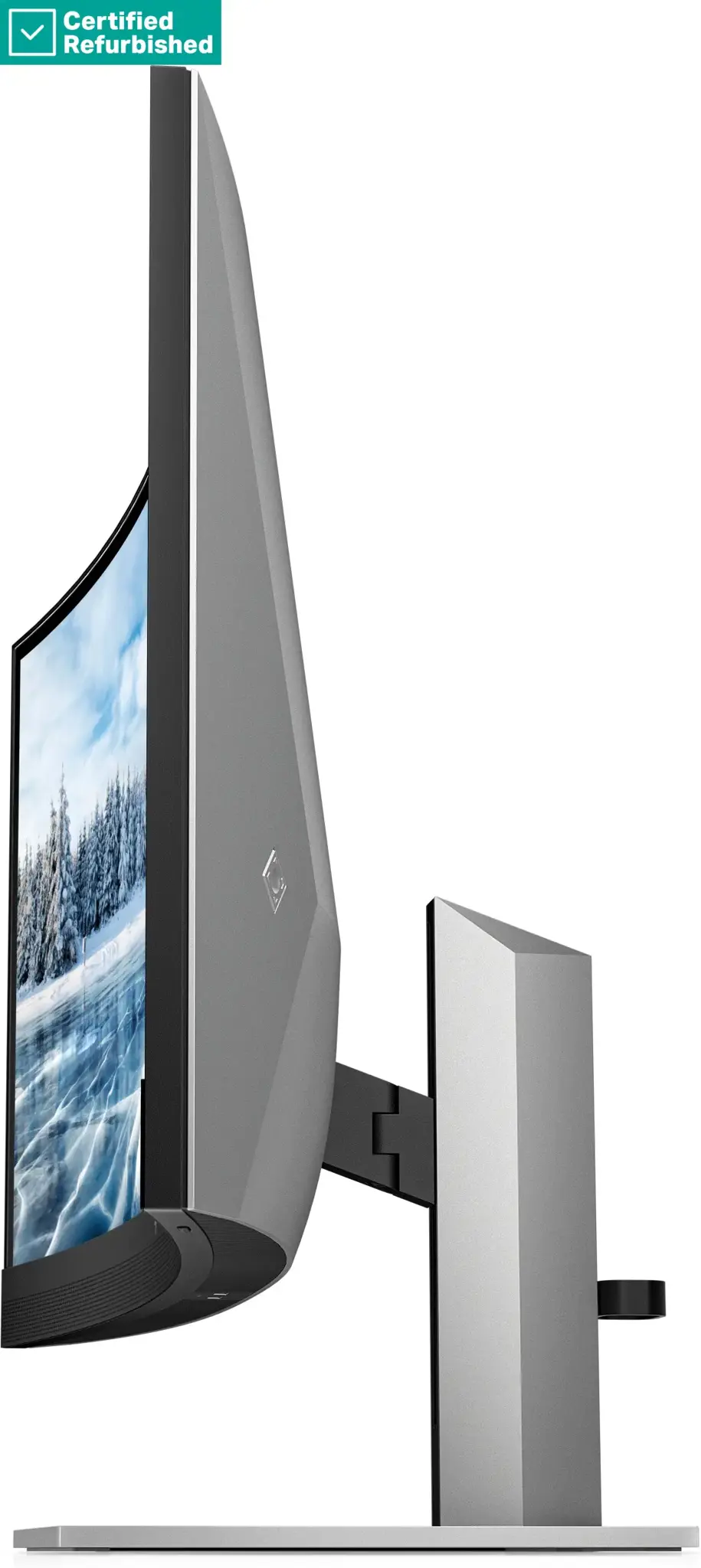 RENEW SILVER HP Z34c G3 Curved Charging Monitor - 34" 3440x1440 WQHD 350-nit 60Hz AG, Curved, IPS, USB-C(100W)/HDMI/DisplayPort, 4x USB-A, speakers, 5MP webcam, RJ-45 LAN, height adjustable/tilt/swivel, 1 years