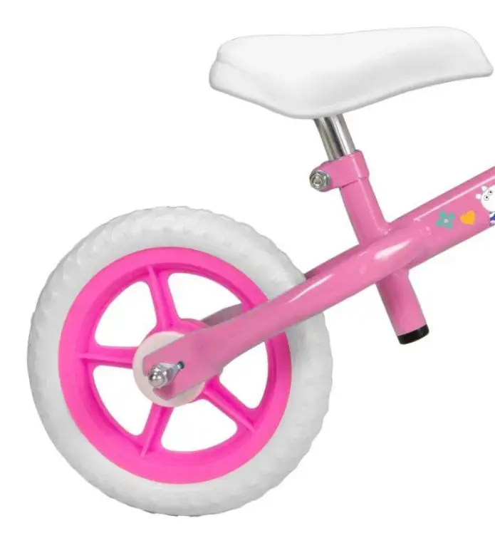 Bėgimo dviratis 10" Peppa Pig rožinis 195
