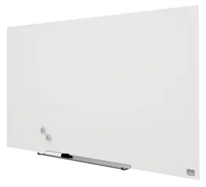 Stiklinė baltoji magnetinė lenta Nobo Impression Pro, plačiaekranė 45, 99x56 cm