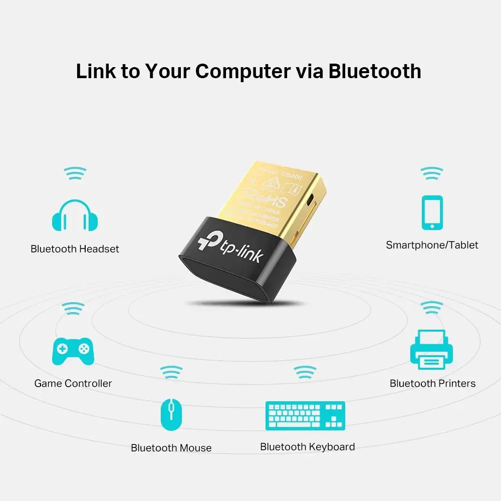 Adapteris TP-Link UB400 Nano USB Bluetooth 4.0