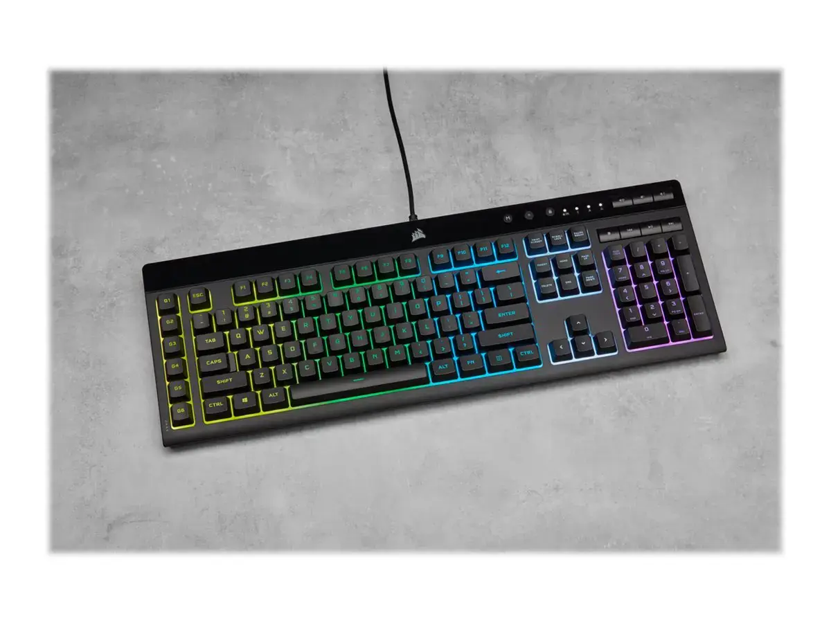 CORSAIR K55 RGB PRO žaidimų klaviatūra su foniniu RGB LED apšvietimu
