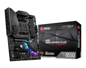 MSI MPG B550 Gaming Plus, AMD, Socket AM4, 3-iosios kartos "AMD Ryzen™ 3", 3-iosios kartos "AMD Ryz…