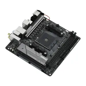 ASROCK B550M-ITX/ac mini ITX MB 3 kartos AMD AM4 lizdas DDR4 4733+ 4.0 x16 PCIe DisplayPort 1.4 HDMI 7.1 CH HD 4 SATA3 6 USB 3.1 Gen1