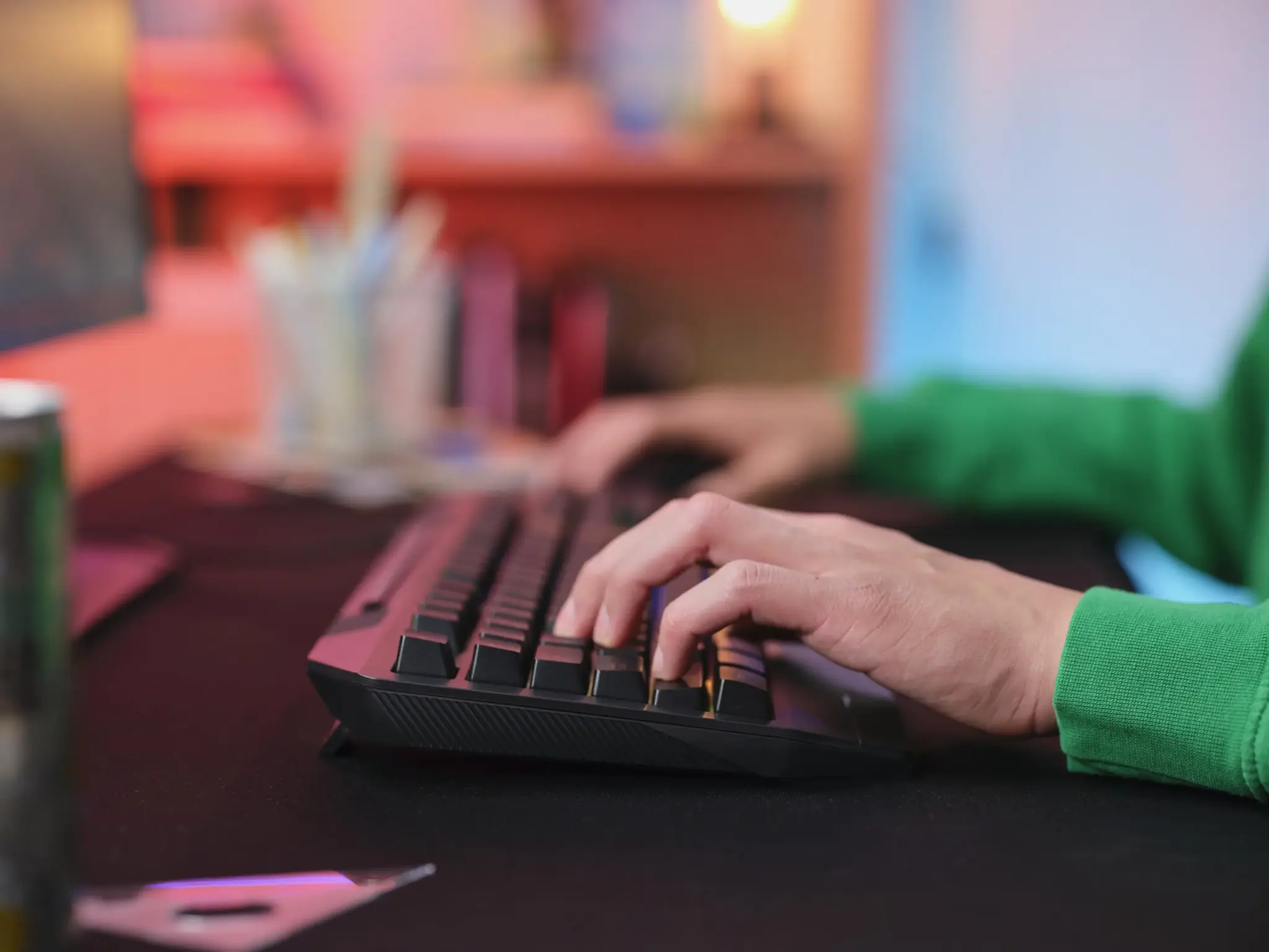 Trust GXT 836 Evocx, Wired, USB, Membrane, QWERTY, RGB LED, Black