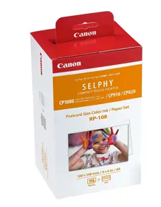 CANON DSC P dydžio spalvoto rašalo ir popieriaus rinkinys RP-108