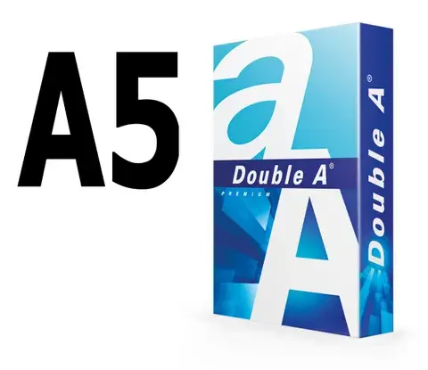 Popierius Double A (A kategorija), A5, 80g, 500 lapų