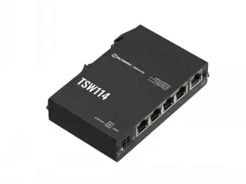 TELTONIKA TSW114 IOT KOMUTATORIUS 5X10/100/1000 RJ45
