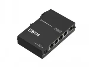 TELTONIKA TSW114 IOT KOMUTATORIUS 5X10/100/1000 RJ45