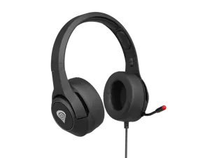 "NATEC Genesis" žaidimų ausinės "Argon 600" adapteris juodos spalvos