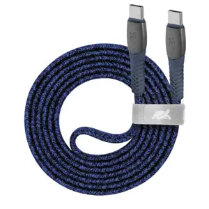 KABELIS USB-C Į USB-C 1,2 M/MĖLYNAS PS6105 BL12 RIVACASE