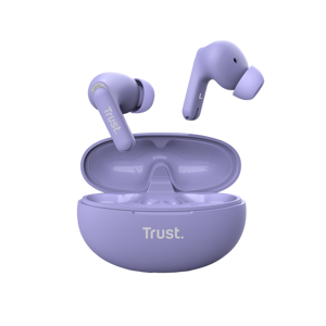 Trust Yavi, True Wireless Stereo (TWS), 20 - 20000 Hz, Calls/Music, 37 g, Headset, Purple