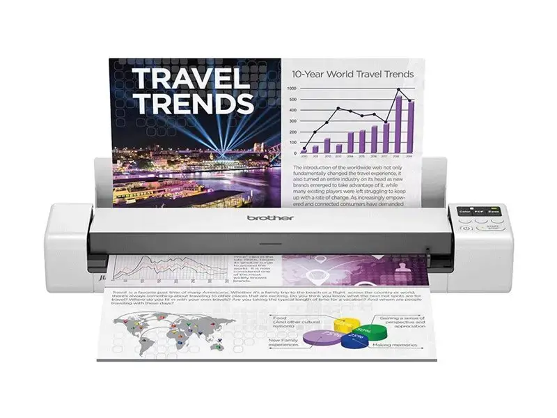 BROTHER DS-940DW MOBILUSIS SKENERIS DVIPUSIS WIFI USB