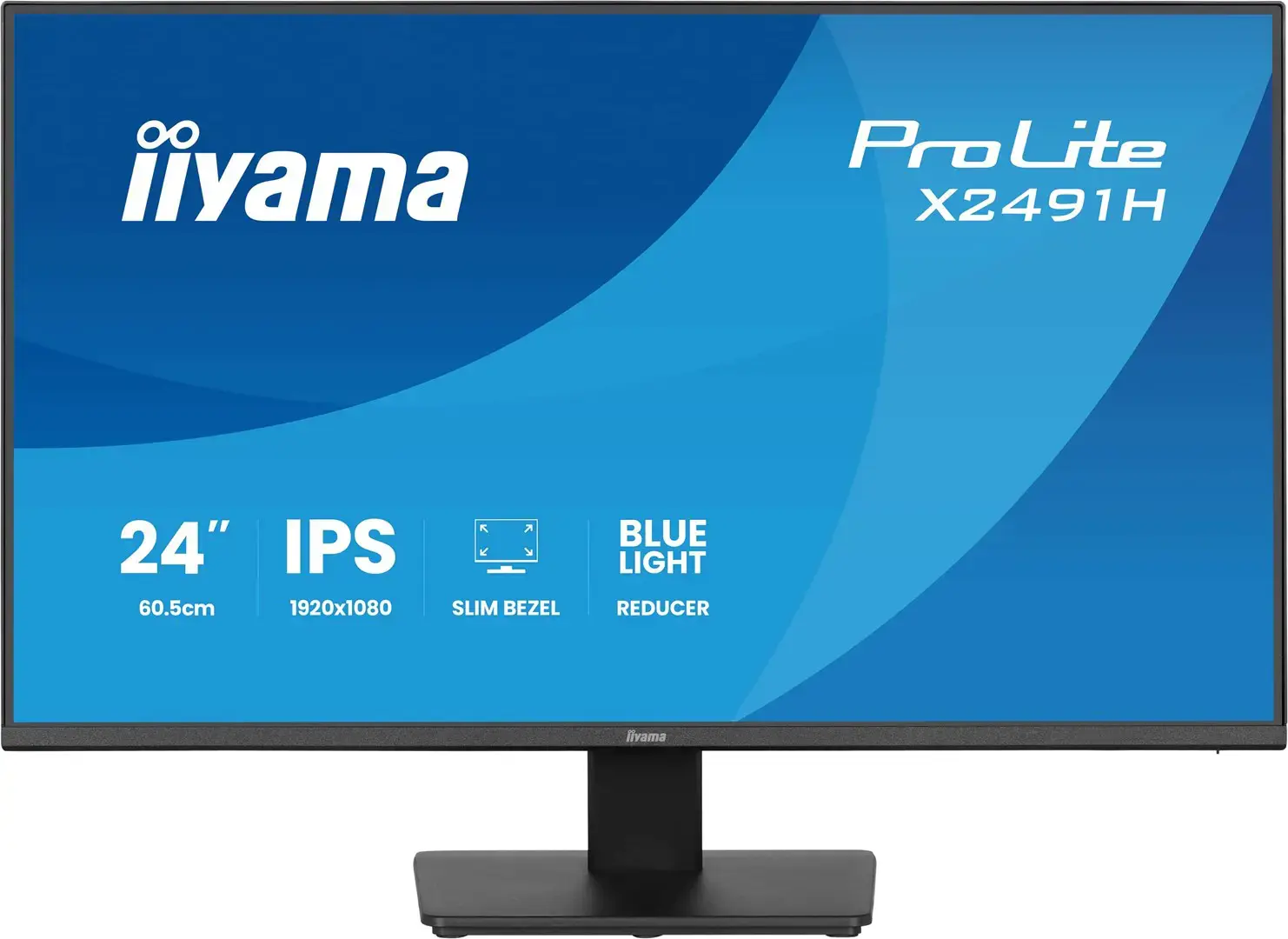 iiyama ProLite X2491H-B1 computer monitor 60.5 cm (23.8") 1920 x 1080 pixels Full HD LCD Black