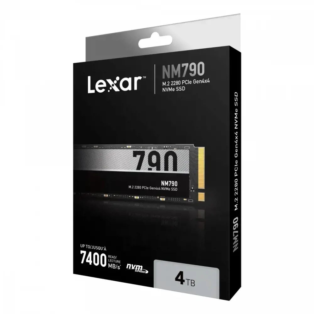 SSD diskas Lexar NM790 4 TB, M.2, PCI Express 4.0