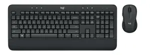 Logitech MK545 ADVANCED Wireless Keyboard and Mouse Combo, Full-size (100%), USB, QWERTZ, Black, Mouse included