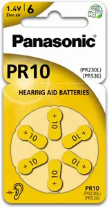 "Panasonic" klausos aparato baterija PR10L/6DC