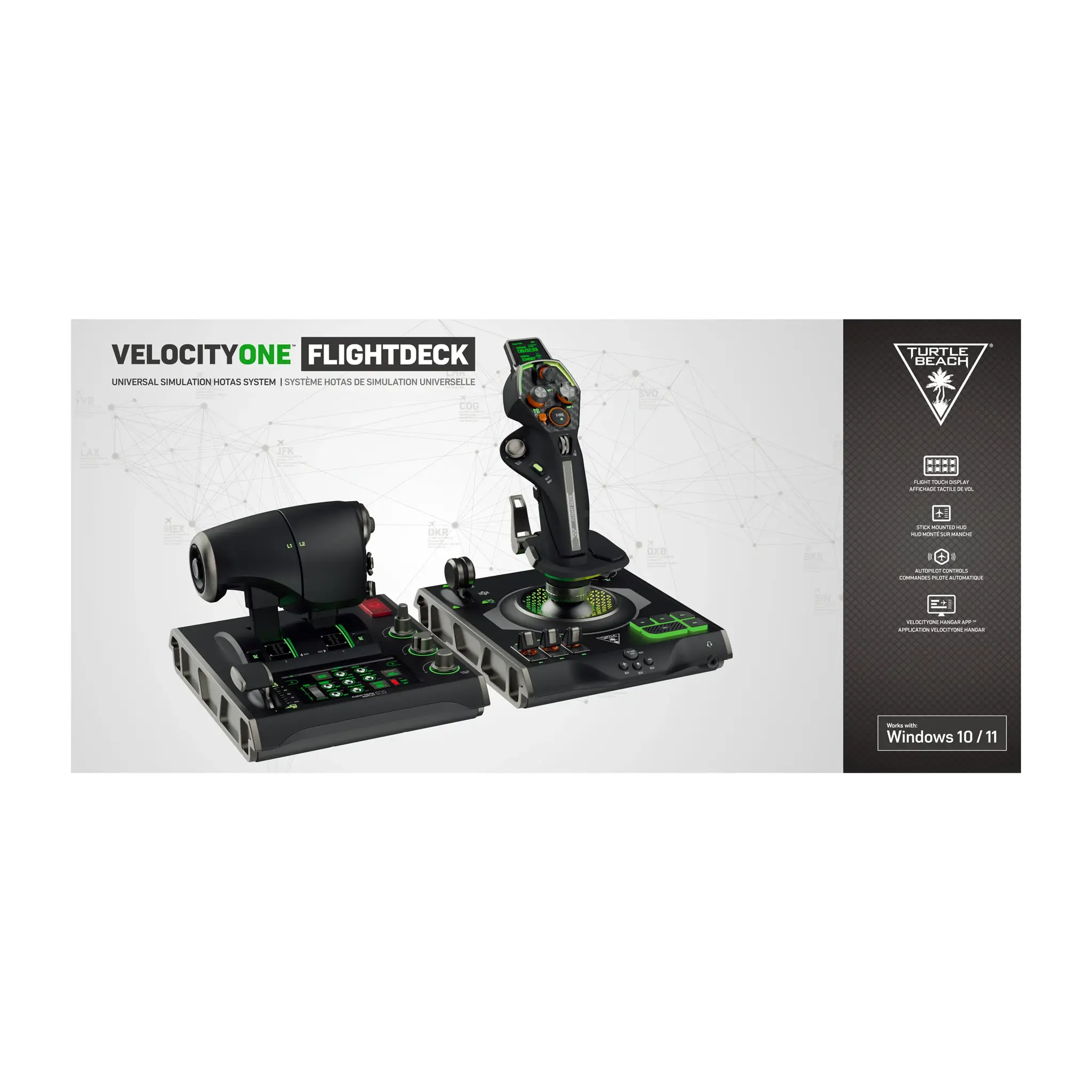 Turtle Beach VelocityOne, Flightstick, PC, Analogue / Digital, Wired, USB, Black