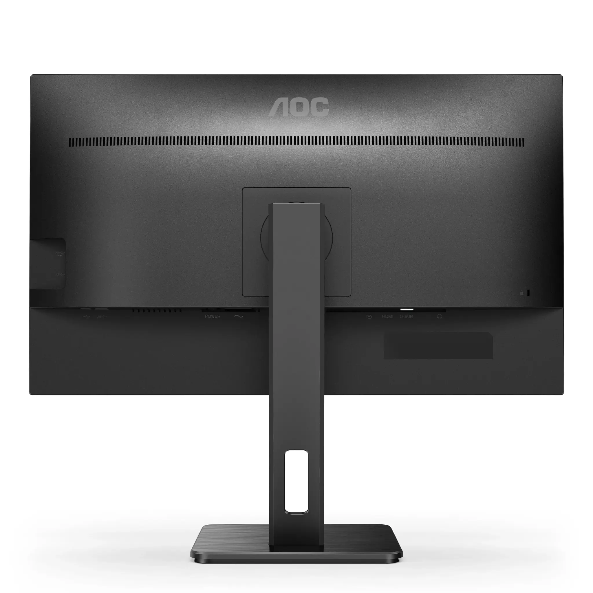 Monitorius AOC U27P2CA, 68.6 cm (27"), 3840 x 2160 pixels, 4K Ultra HD, LED, 4 ms, Black