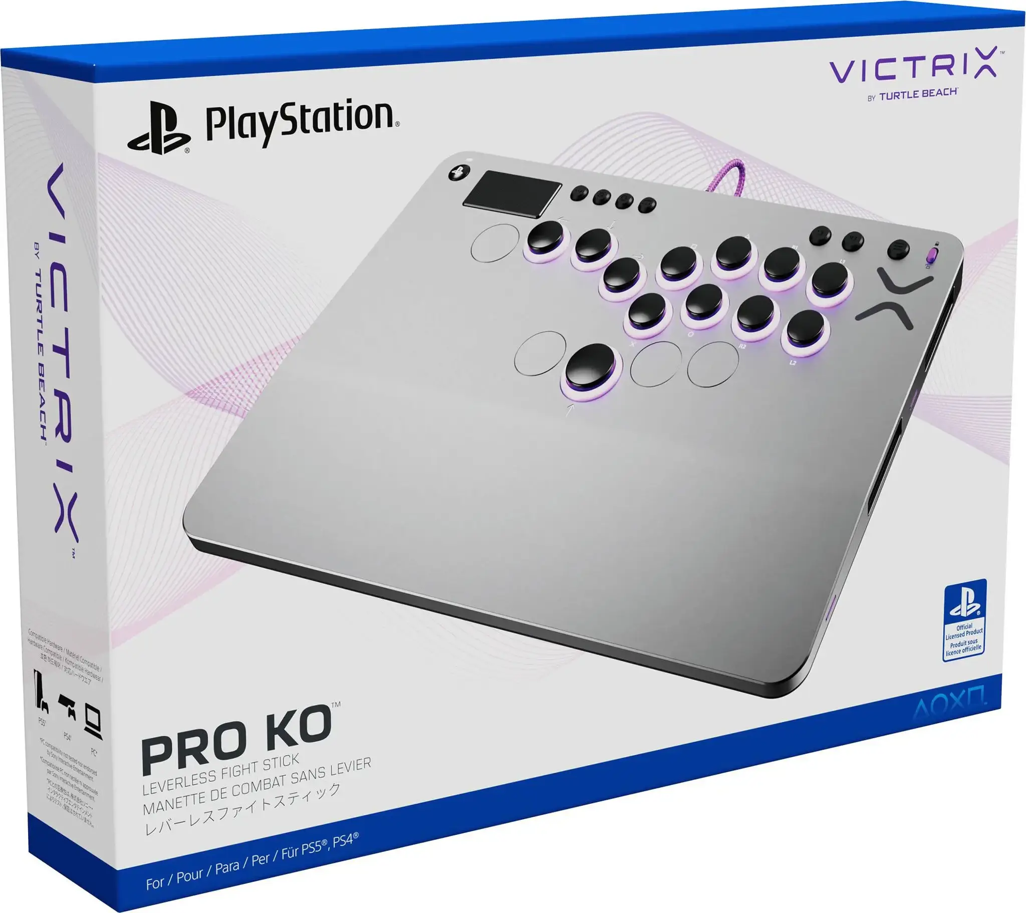 Turtle Beach Victrix Pro KO Leverless Fight Stick PlayStation