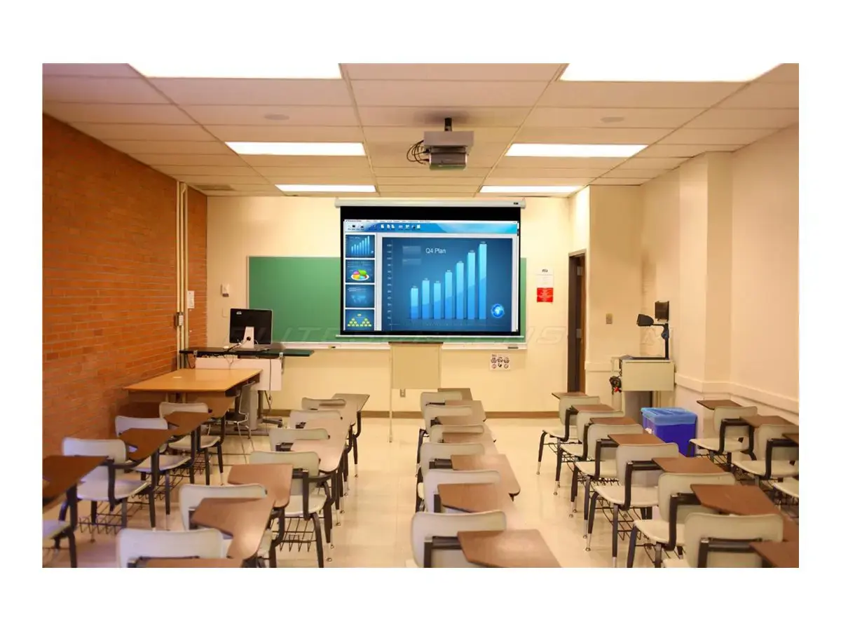 "Elite" ekranai Manual Series M120XWV2 įstrižainė 120 ", 4:3, matomas ekrano plotis (W) 244 cm, baltos spalvos