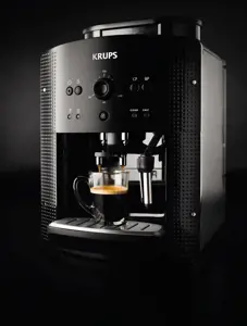 Kavos aparatas Krups EA8108, 1,8 litrai, 1450 W, Juoda, Automatinis