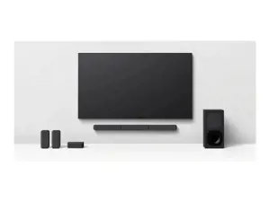"Sony HT-S40R", 5.1 kanalų, 600 W, "Dolby Digital", "Dolby Dual Mono", 90 W, 90 W, 75 W