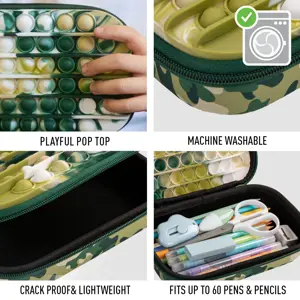Penalas ZIPIT ZIP & POP Storage Box, kariškas