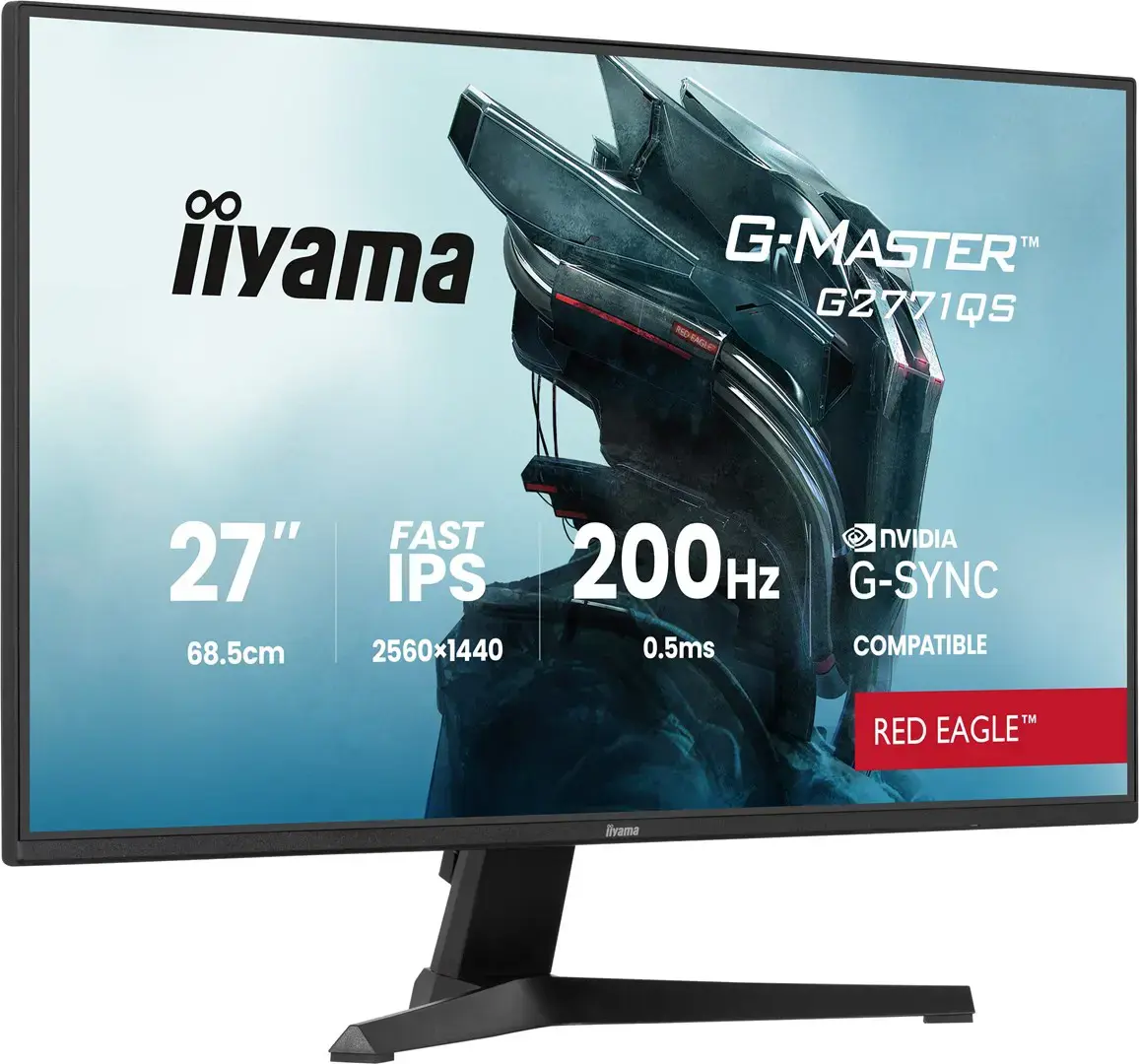 iiyama G-MASTER G2771QS-B1 computer monitor 68.6 cm (27") 2560 x 1440 pixels Wide Quad HD Black