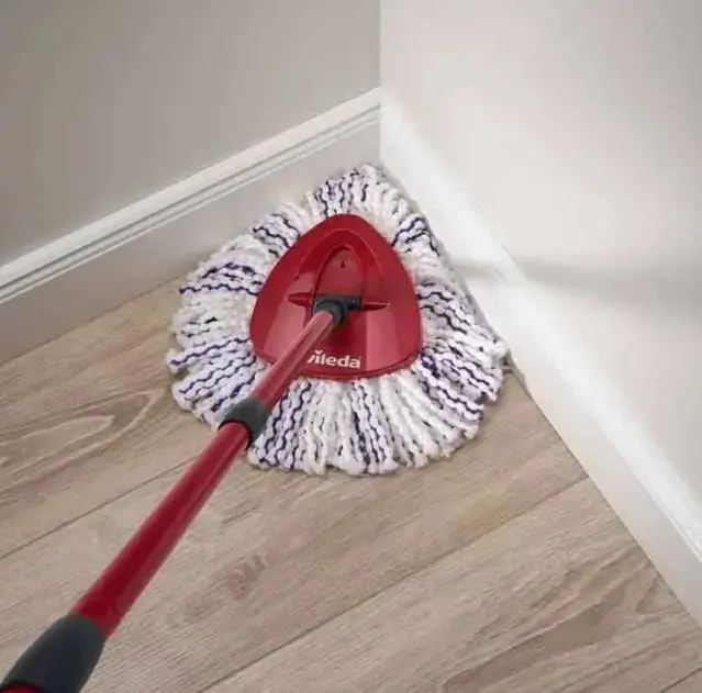 Rotacinė šluostė "Vileda TURBO 3in1" iš mikropluošto 4023103227446 Juoda, raudona