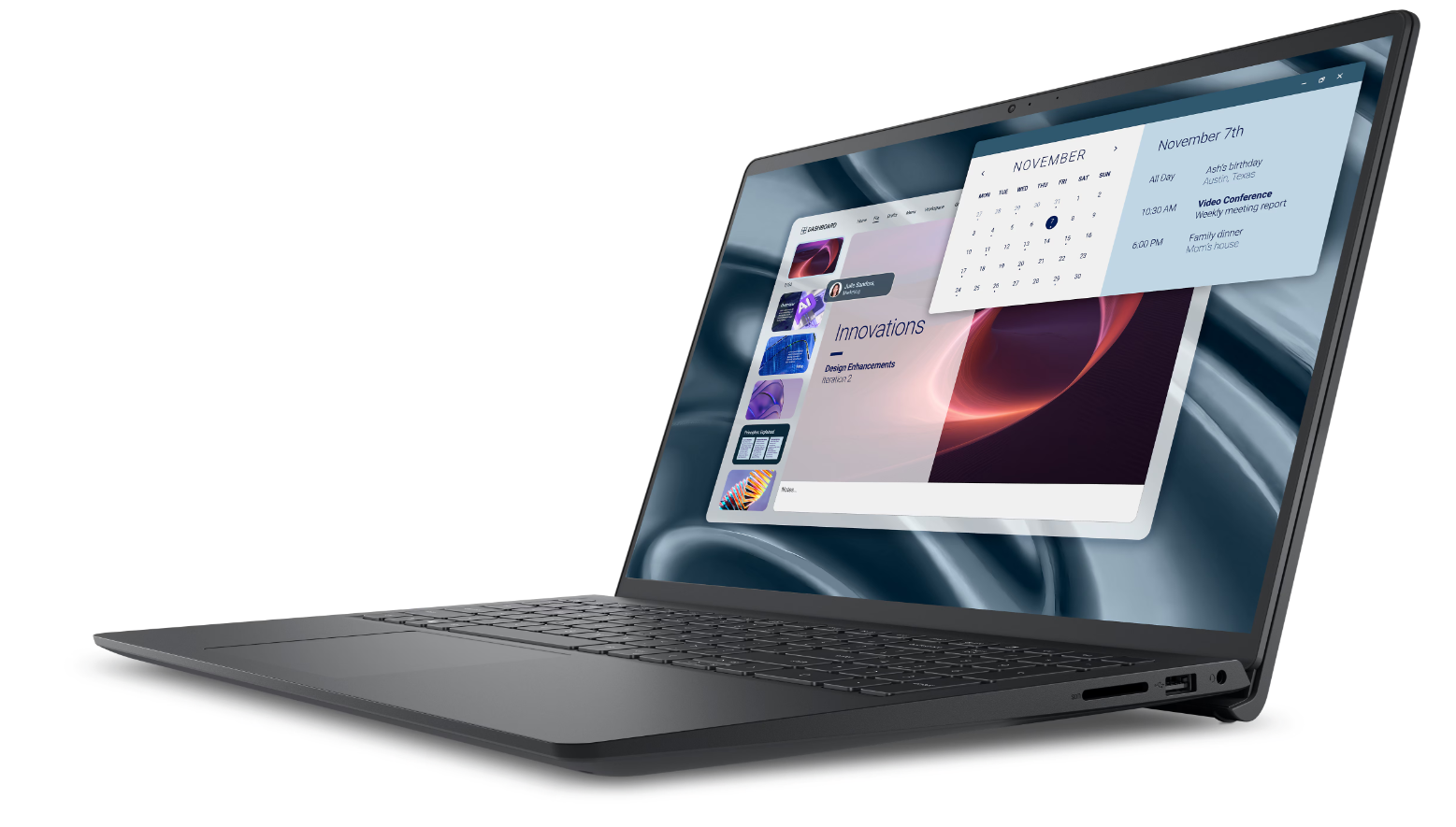 Nešiojamas kompiuteris Dell Pro 15 Essential PV15255, 7520U, 512 GB, 15,6 Coliai, Windows 11 Home