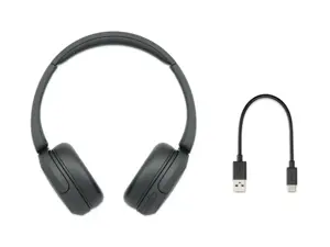 "Sony" WH-CH520, belaidis, skambučiai / muzika, 147 g, ausinės, juodos spalvos