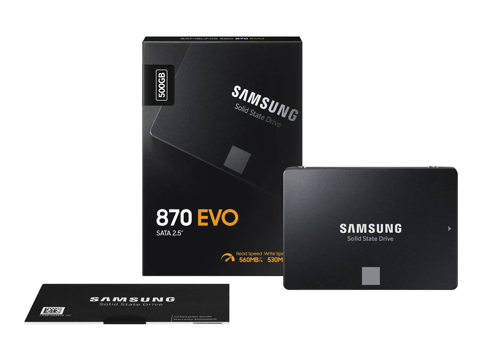 SSD diskas Samsung 870 EVO 500 GB, 2.5", Serial ATA III