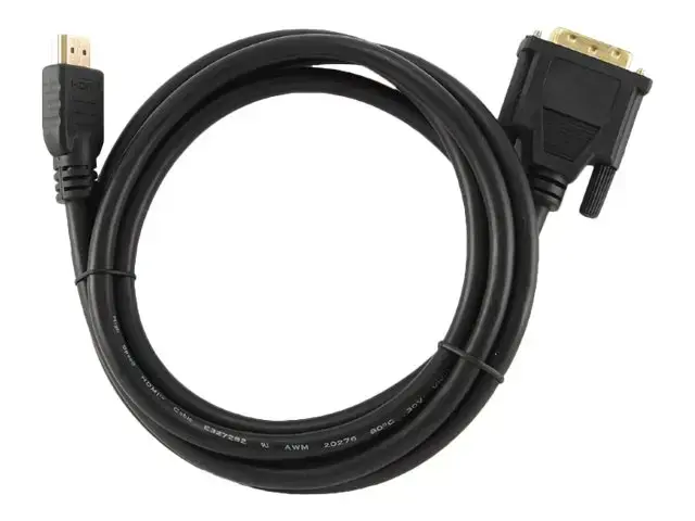 GEMBIRD CC-HDMI-DVI-0,5M Gembird HDMI-DVI kabelis su paauksuotomis jungtimis, 0,5 m