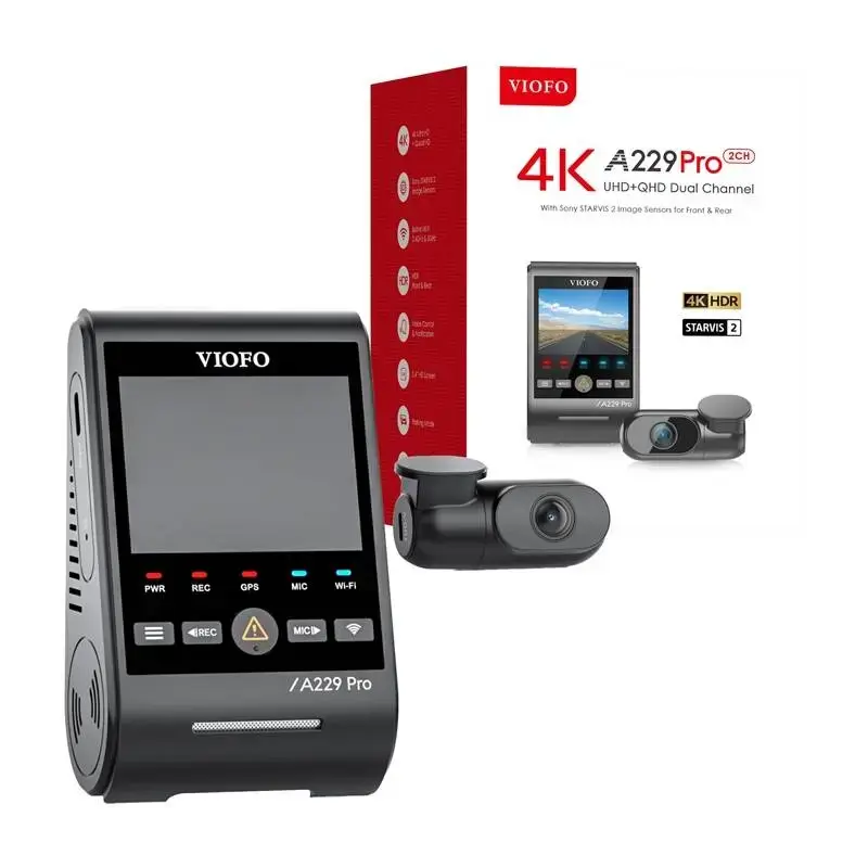 VIOFO A229 Pro 2CH-G GPS - Video recorder