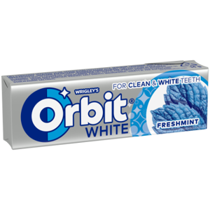 Kramtomoji guma ORBIT White Freshmint, 14 g
