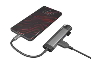 "NATEC Multiport Fowler Go USB-C -> šakotuvas USB 3.0 x2 HDMI 4K USB-C PD RJ45