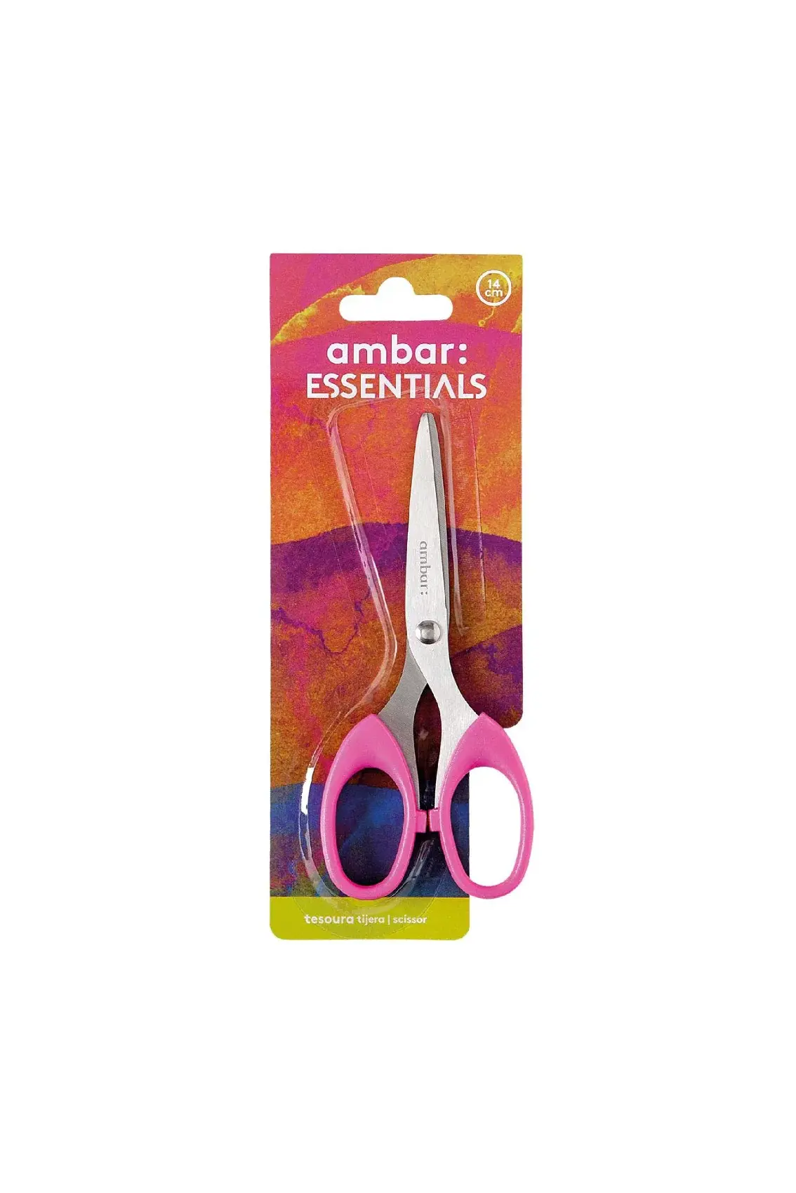 Scissor 14cm / 5,5'' Ambar Pink