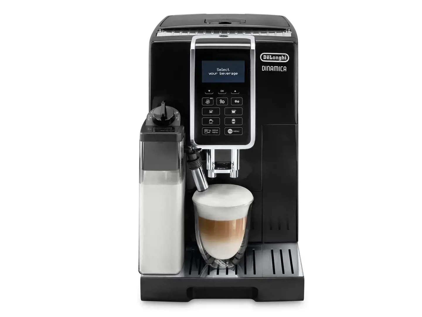 Kavos aparatas DeLonghi ECAM350.55.B, 1,8 litrai, 1450 W, Juoda, Automatinis
