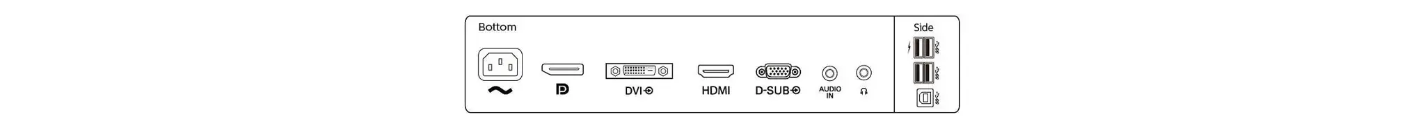 Monitorius Philips B Line LCD monitor with PowerSensor 252B9/00, 63.5 cm (25"), 1920 x 1200 pixels, Full HD, LED, 5 ms, Black