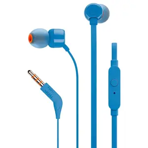 JBL T110 ausinės su mikrofonu | 3,5 mm | melyna (EU Blister)