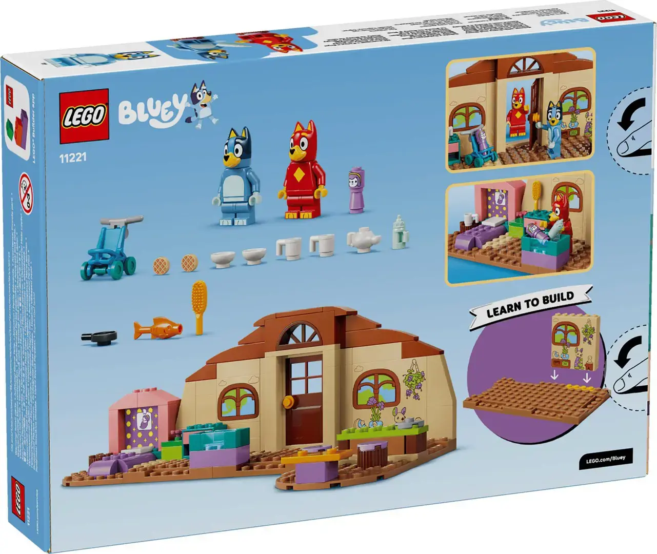 LEGO BLUEY 11221 School with Rusty and Bluey