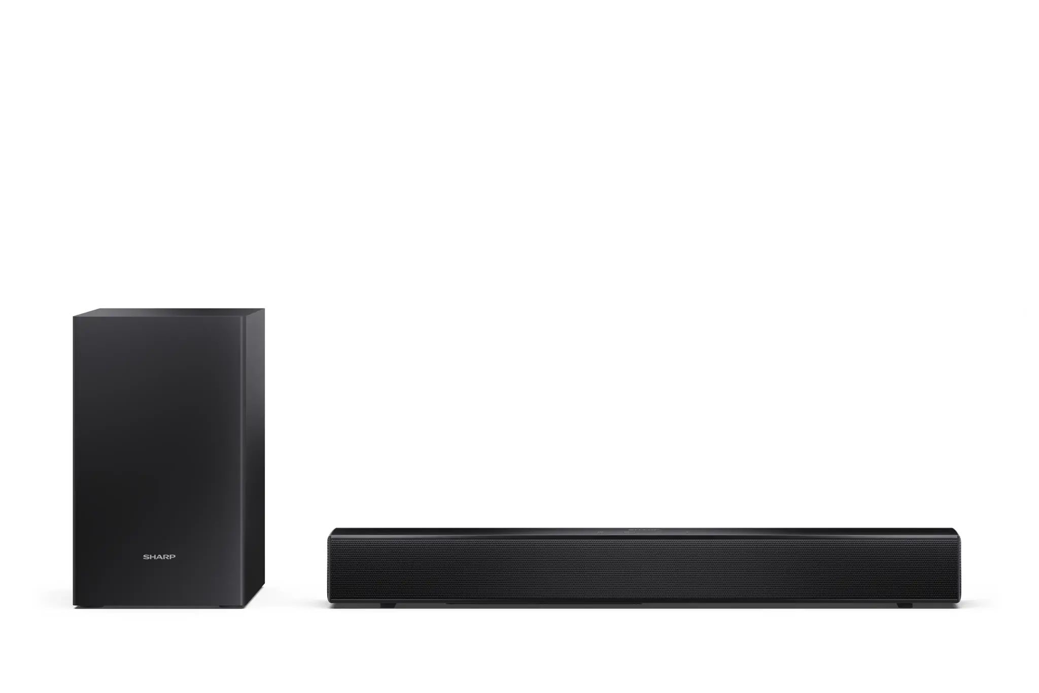 Sharp HT-SBW121 Compact 2.1 Soundbar with Wireless Subwoofer | Sharp