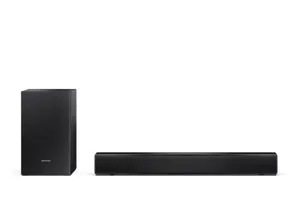Sharp HT-SBW121 Compact 2.1 Soundbar with Wireless Subwoofer | Sharp