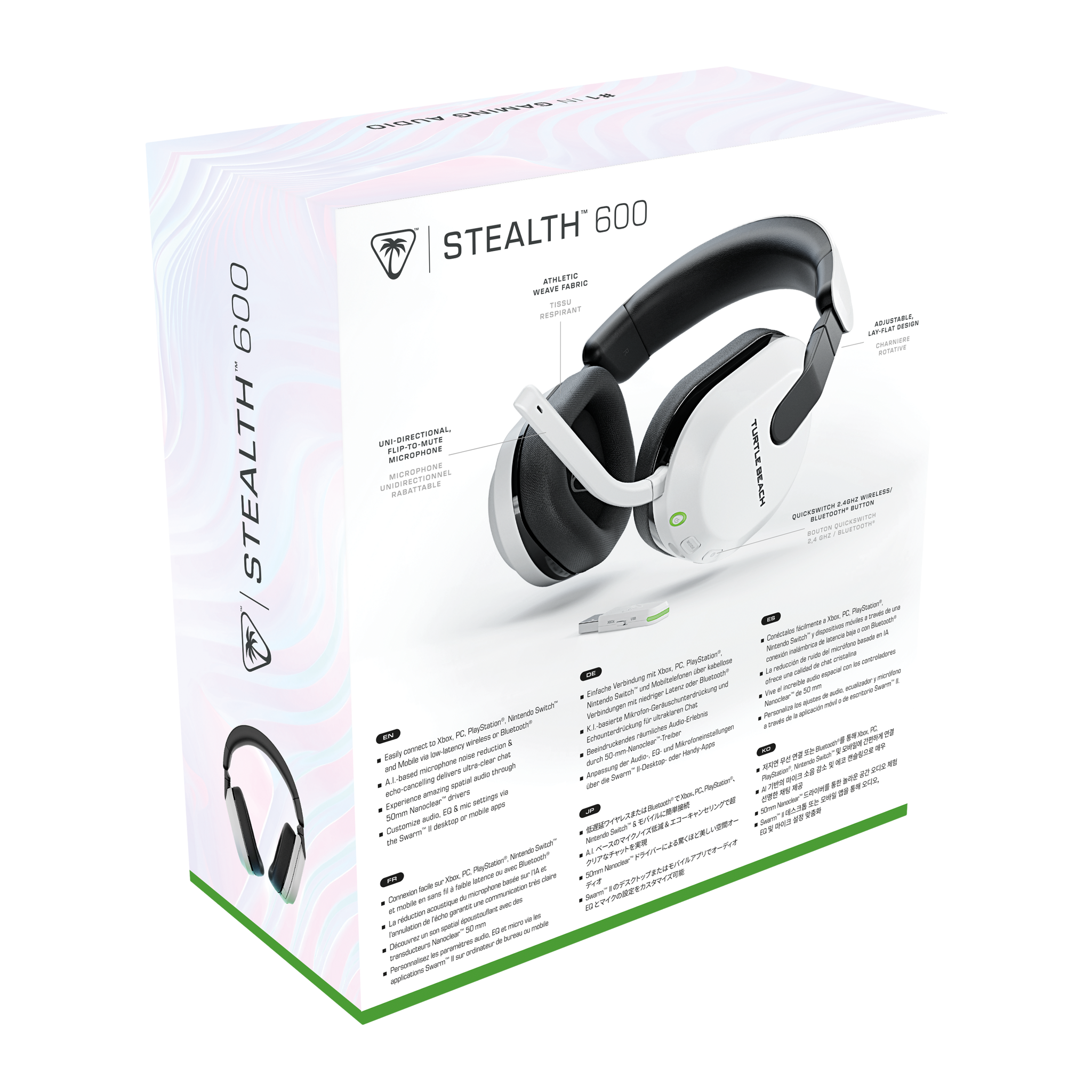 Turtle Beach Stealth 600 Gen 3, Wireless, 20 - 20000 Hz, Gaming, Headset, White