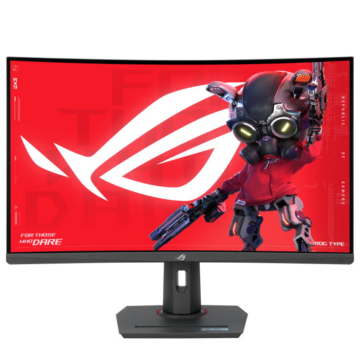 ASUS ROG Strix XG32WCS, 80 cm (31.5"), 2560 x 1440 pixels, Quad HD, LED, 1 ms, Black