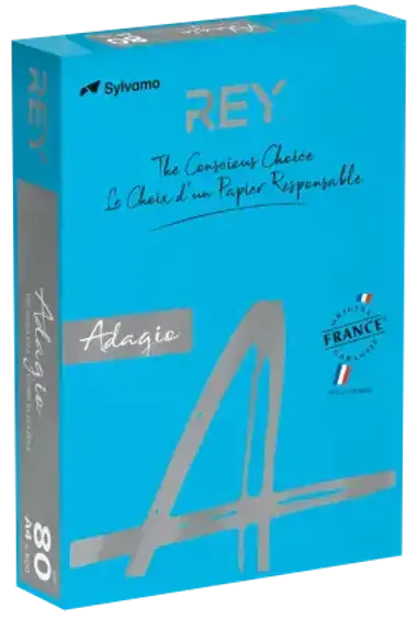 Spalvotas popierius REY ADAGIO 51, A4, 80 g/m2, 500 lapų, tamsiai mėlyna