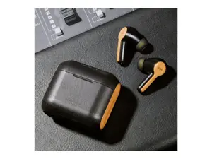 "Marley Rebel True Earbuds" Integruotas mikrofonas, į ausis, belaidės, signatūrinės juodos spalvos