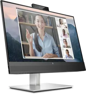 Monitorius HP E24mv G4, 60.5 cm (23.8"), 1920 x 1080 pixels, Full HD, 5 ms, Black, Silver