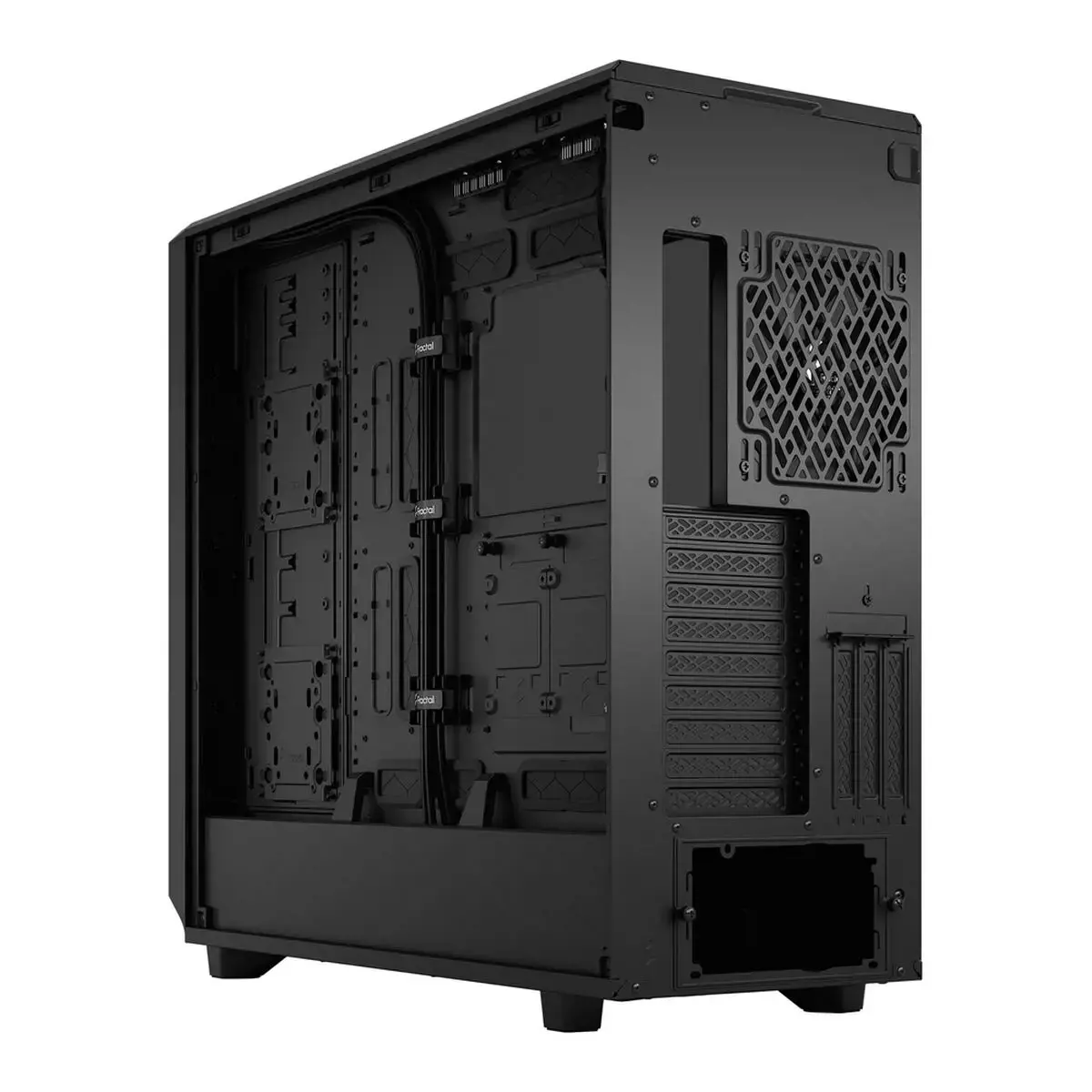 "Fractal Design Meshify 2 XL Light" grūdintas stiklas, kompiuteris, juodas, ATX, EATX, micro ATX, Mini-ITX, SSI CEB, plienas, grūdintas stiklas, žaidimų, 18,5 cm
